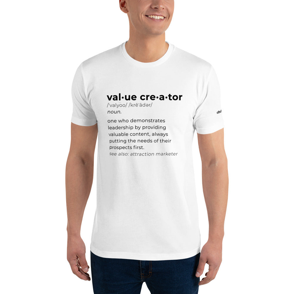 Word Definition: Value Creator T-shirt (Unisex)