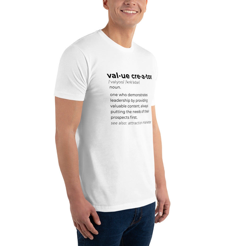 Word Definition: Value Creator T-shirt (Unisex)