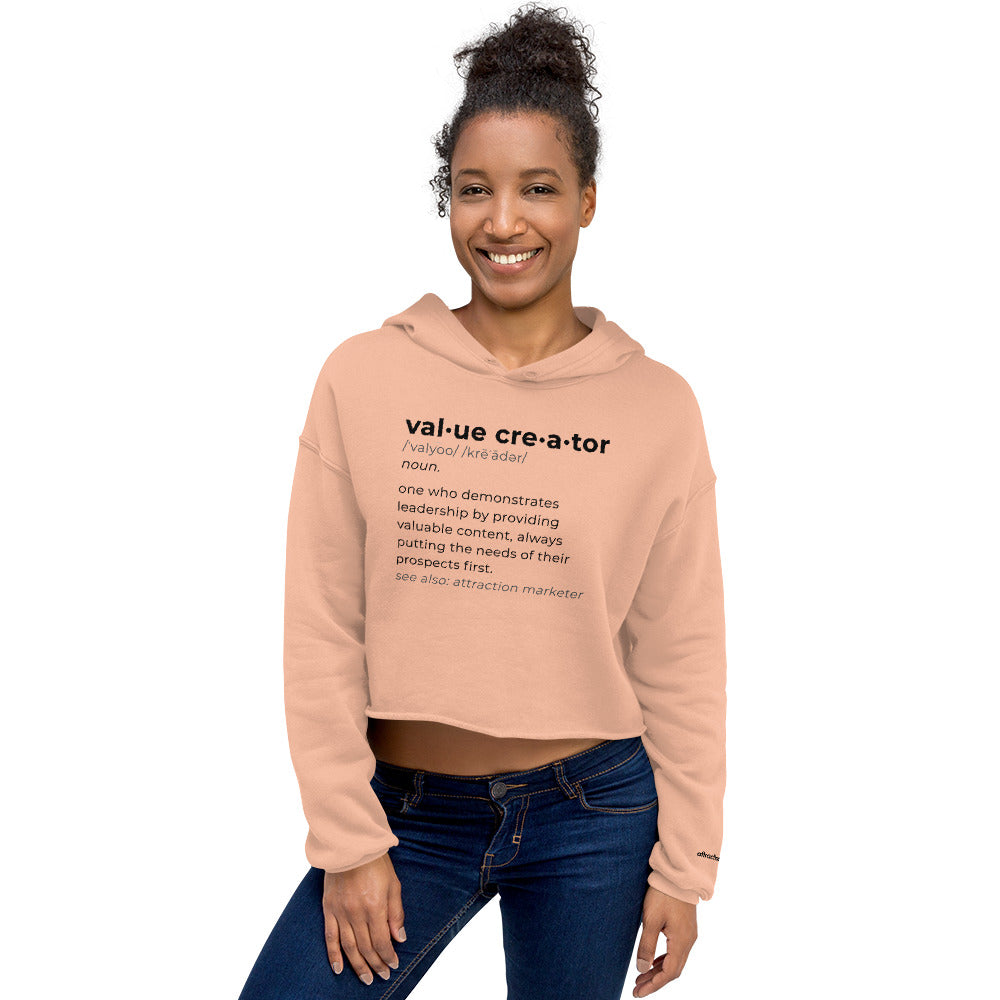 Value Creator Crop Hoodie