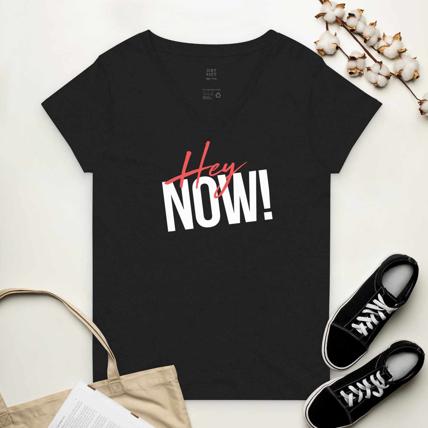 Women’s Soft Hey Now! V-Neck T-Shirt