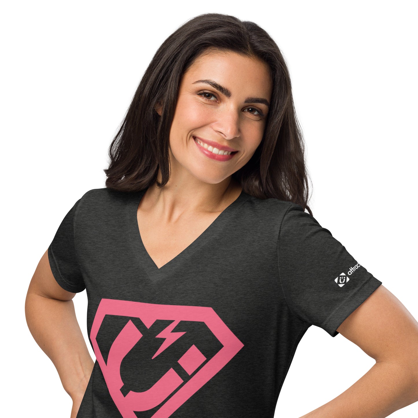 Super Woman Attraction Marketer V-Neck T-shirt