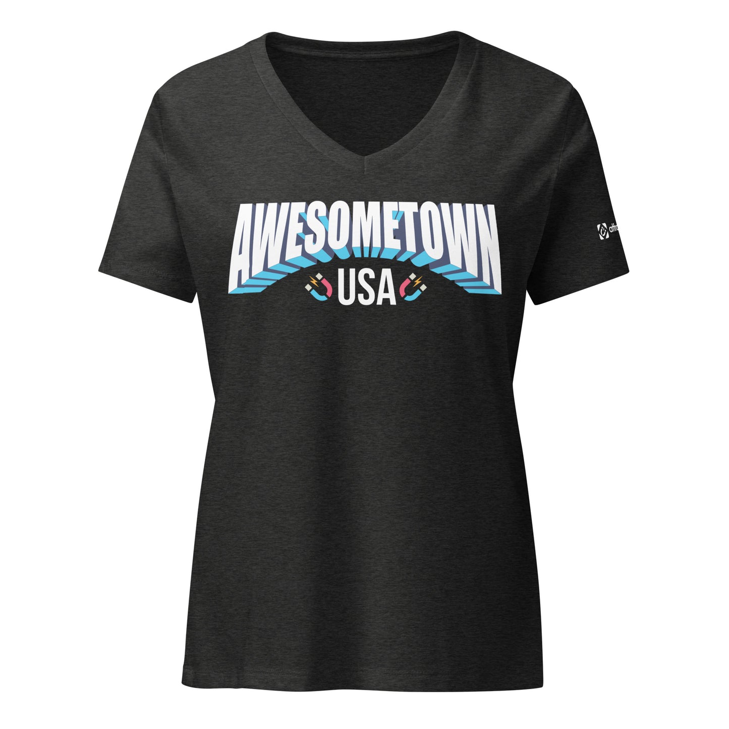 Awesometown USA Women's V-Neck T-Shirt