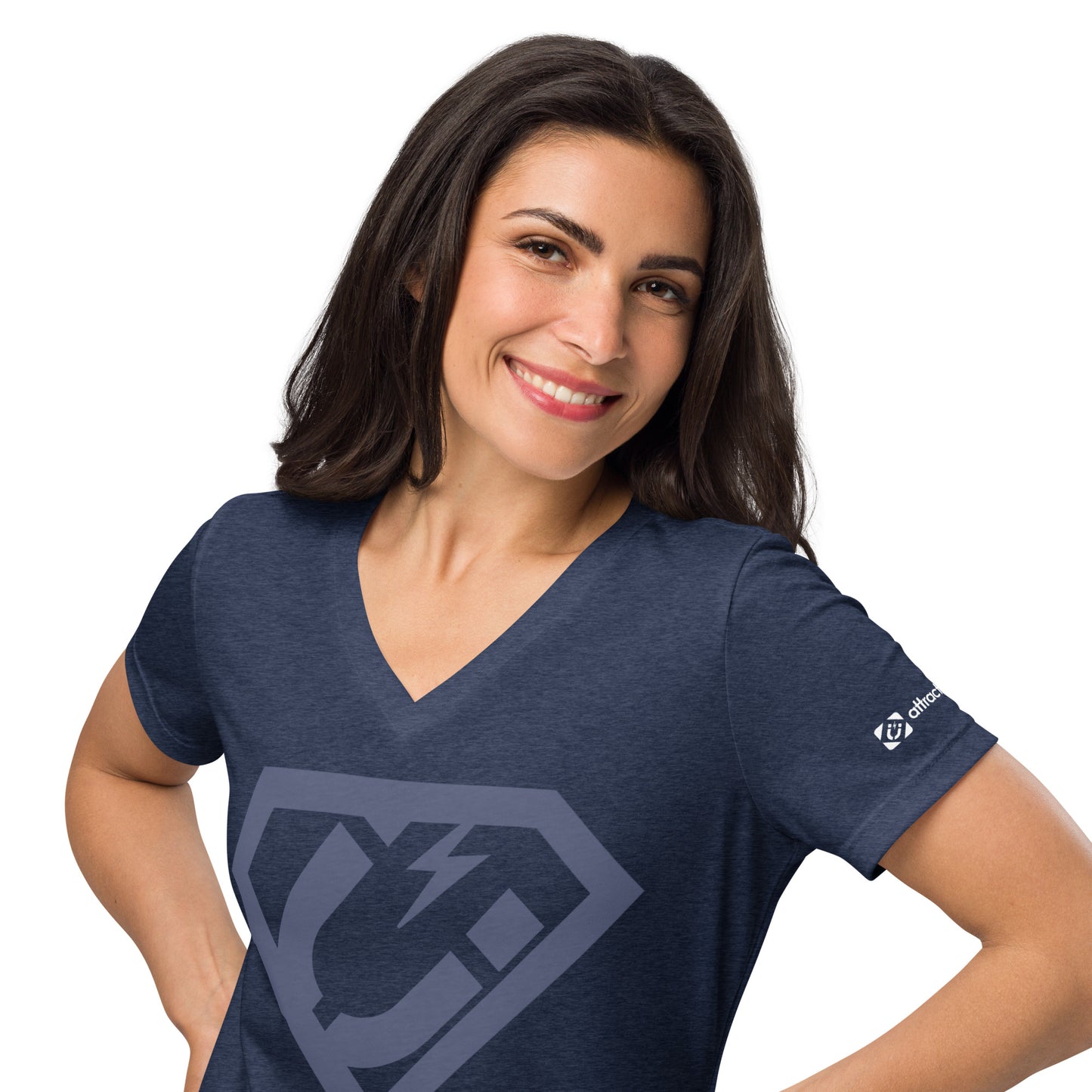 Super Woman Attraction Marketer V-Neck T-shirt