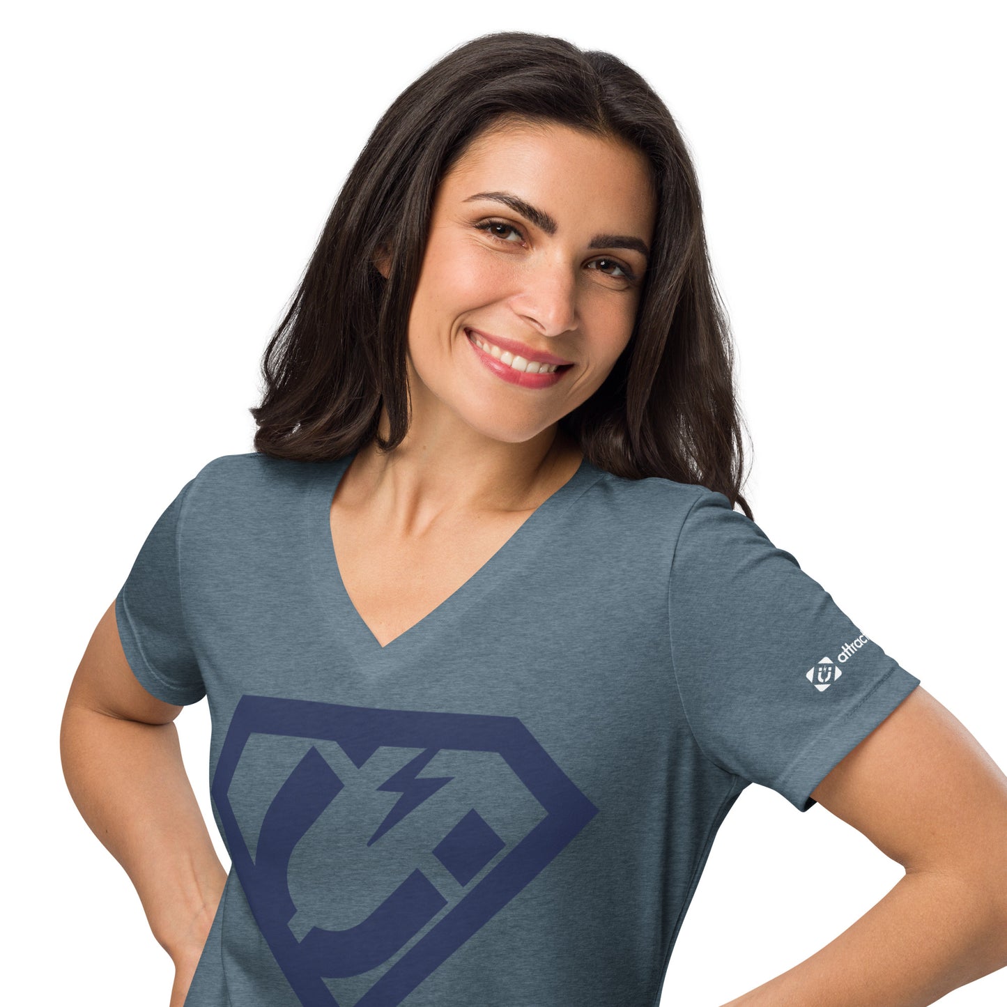 Super Woman Attraction Marketer V-Neck T-shirt