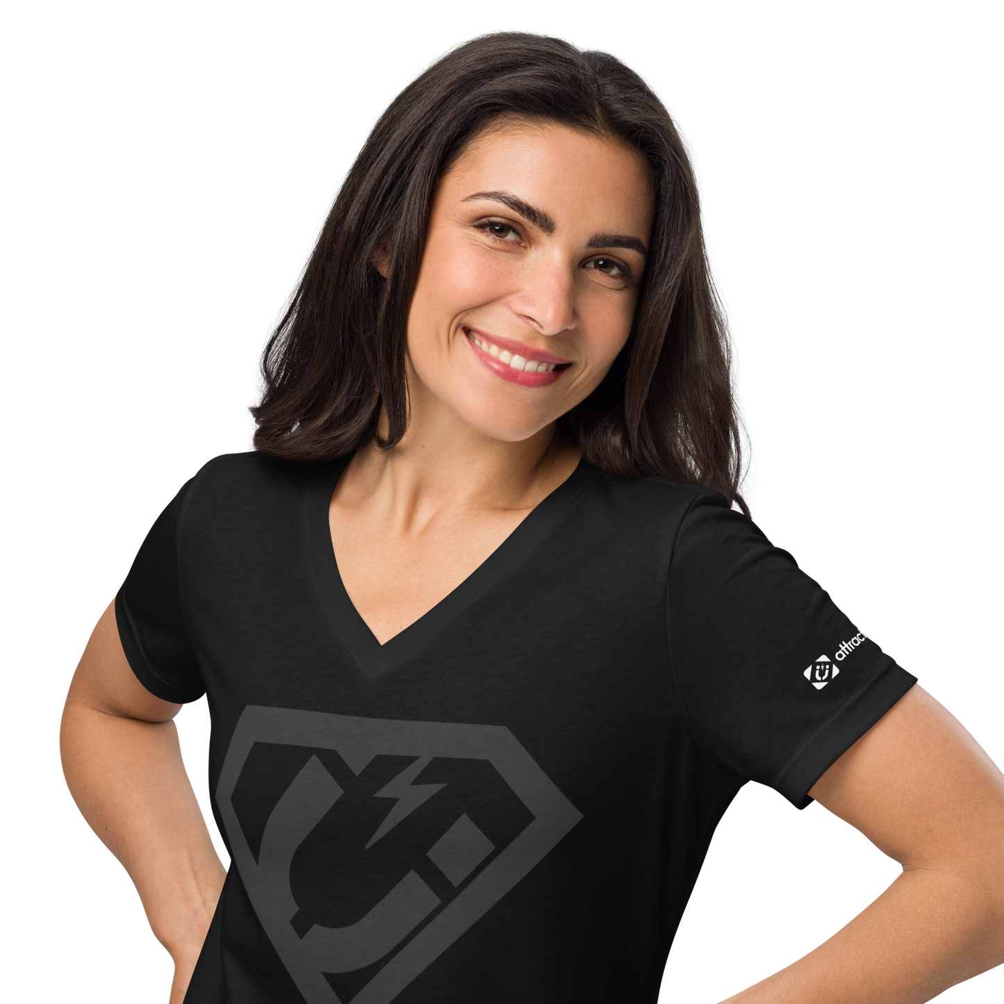 Super Woman Attraction Marketer V-Neck T-shirt