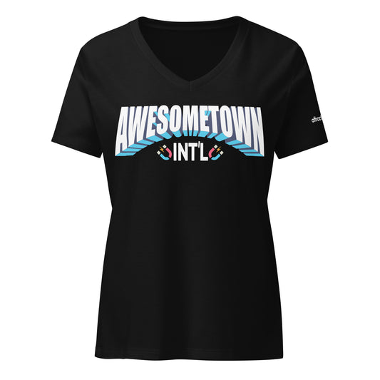 Awesometown Int'l Women's V-Neck T-shirt