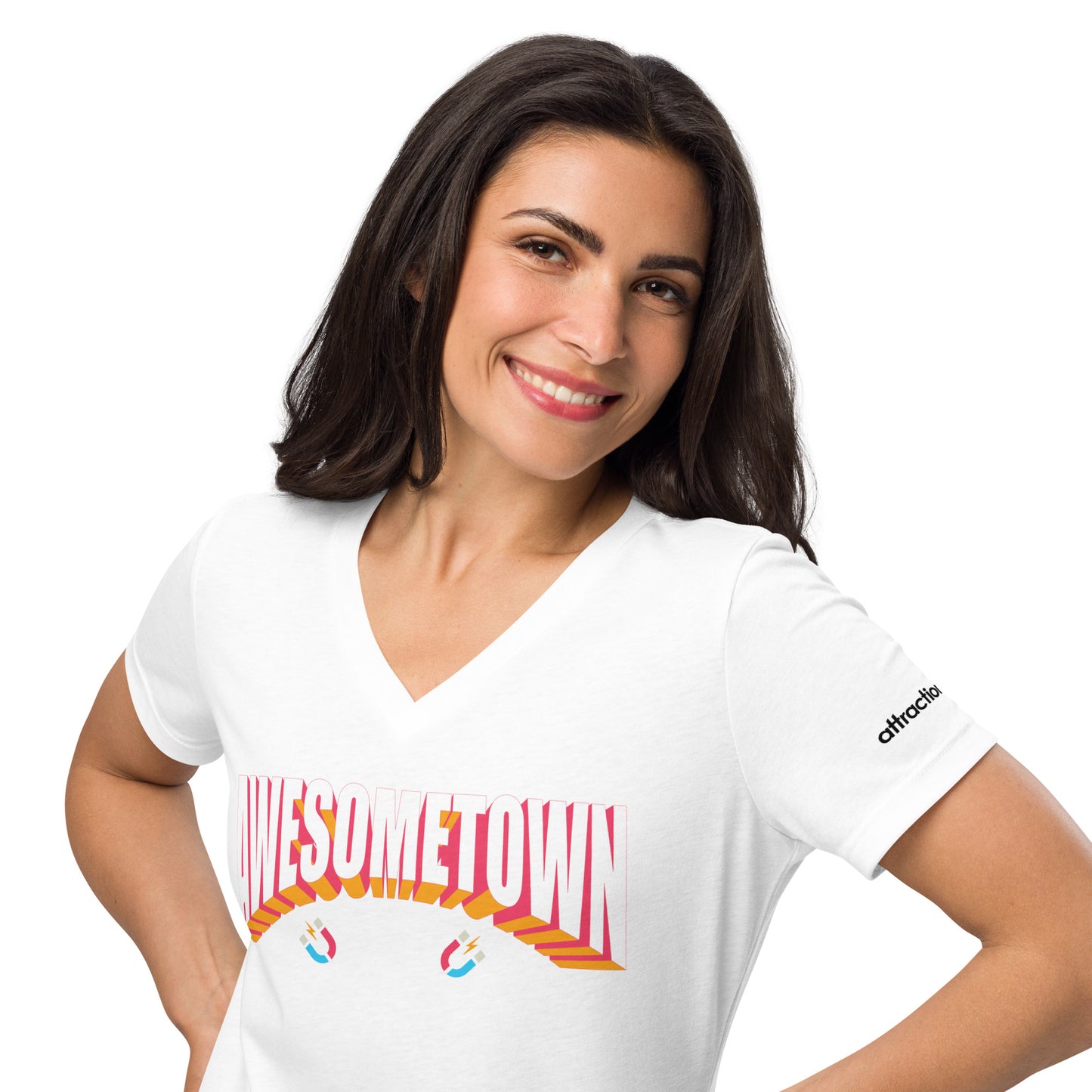 Awesometown USA Women's V-Neck T-Shirt