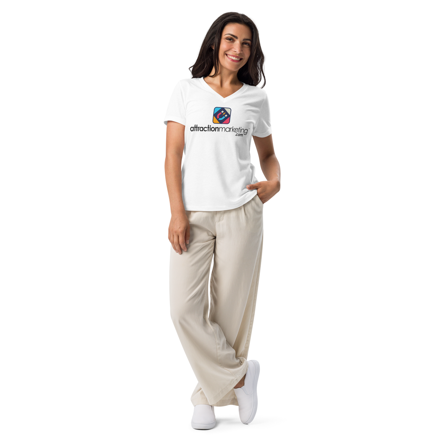 Women’s Relaxed V-Neck T-shirt