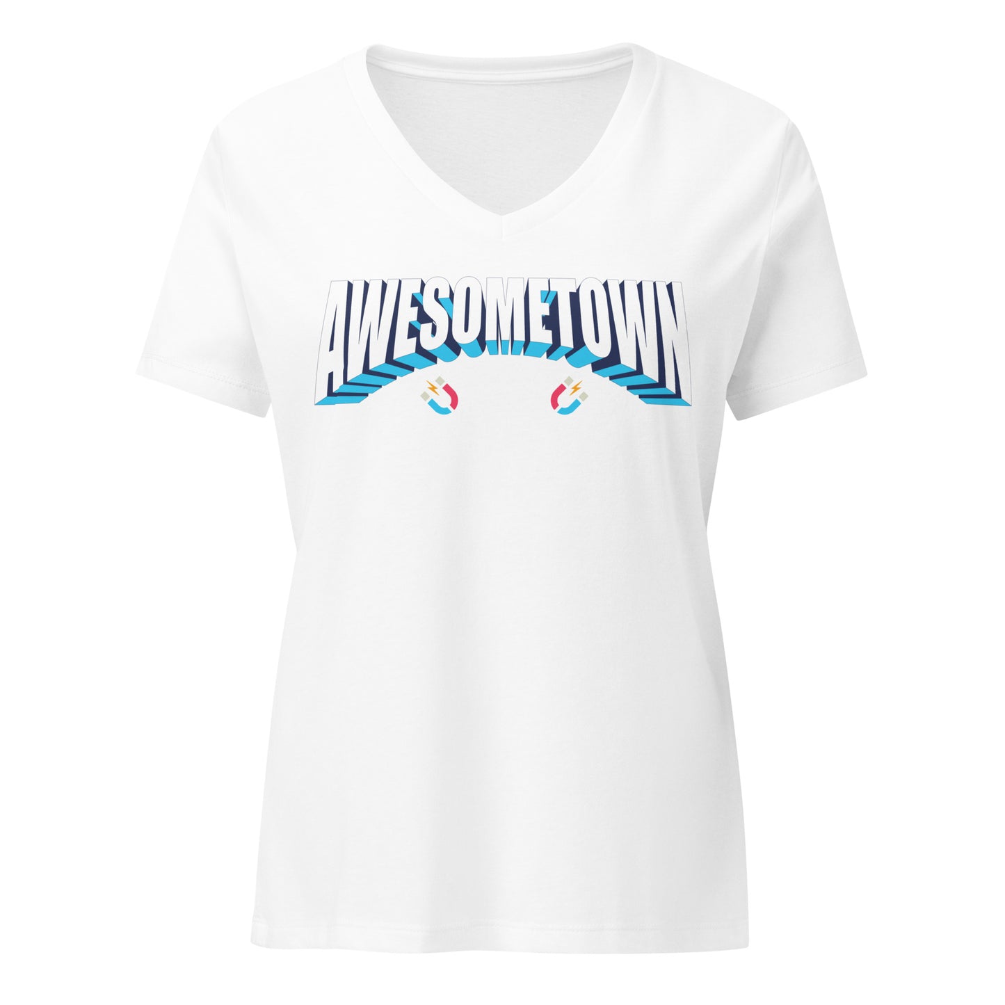 Awesometown USA Women's V-Neck T-Shirt