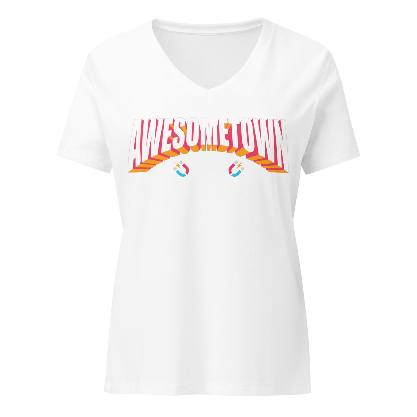 Awesometown USA Women's V-Neck T-Shirt