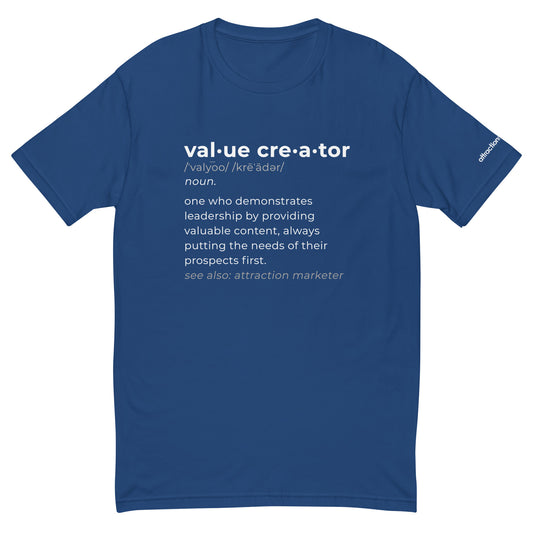 Word Definition: Value Creator T-shirt (Unisex)