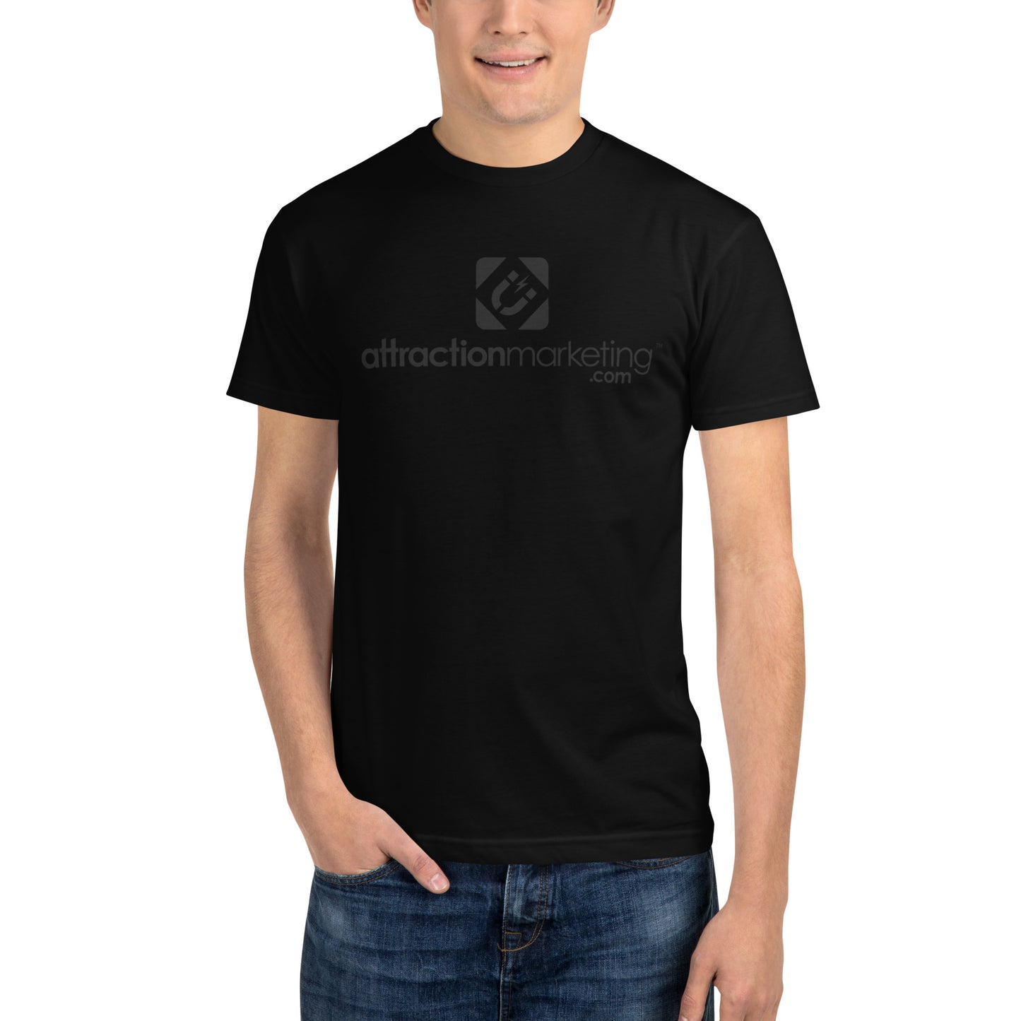 Premium Black-on-Black T-Shirt (unisex)