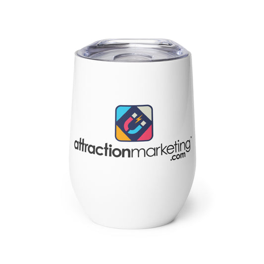12oz AttractionMarketing.com Wine Tumbler