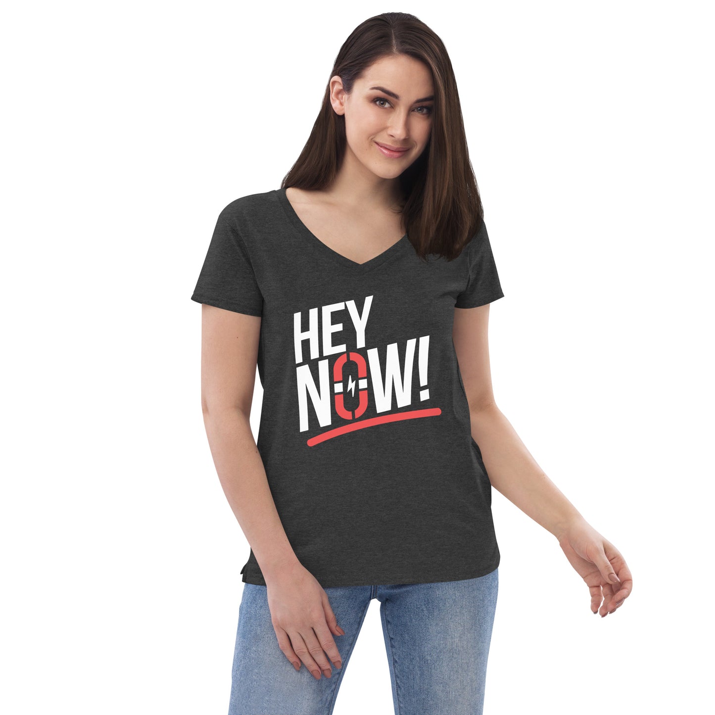 Women's Soft Hey Now! V-Neck T-Shirt