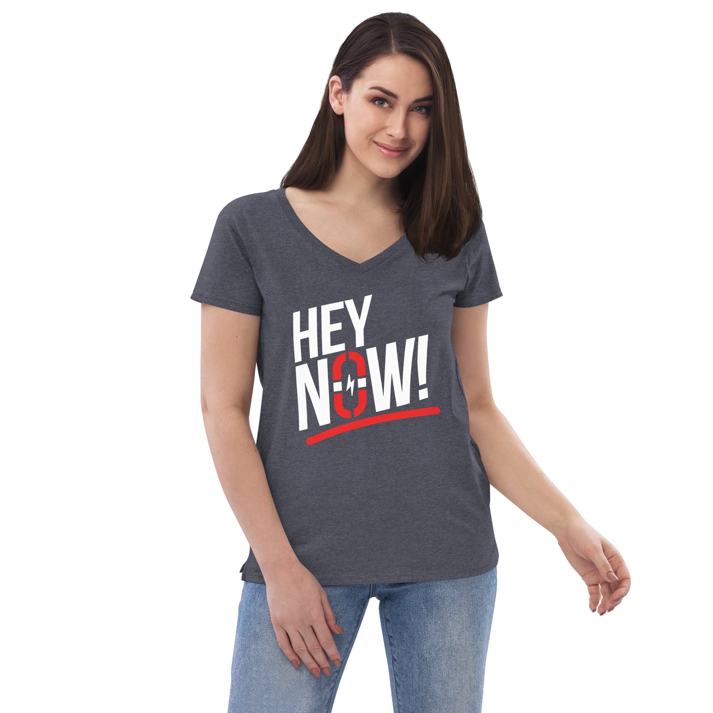 Women's Soft Hey Now! V-Neck T-Shirt